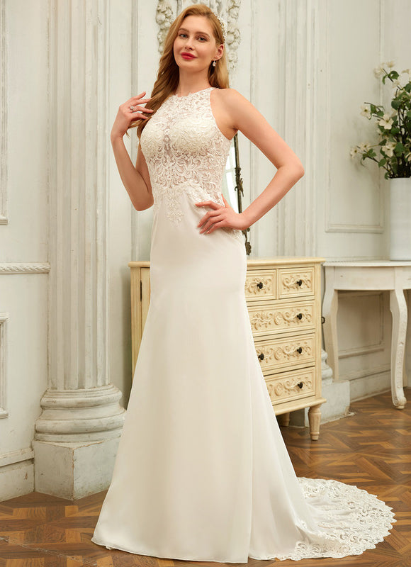 Robe De Mariée Élégante En Dentelle - gallery 2