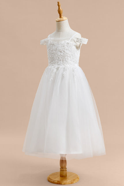 Robe Enfant Mariage Dentelle Délicate - gallery 3