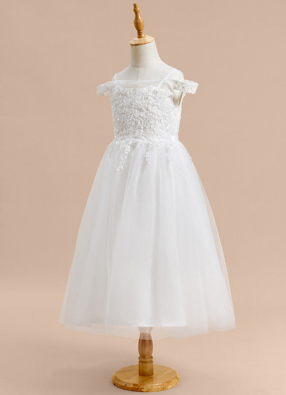Robe Enfant Mariage Dentelle Délicate - gallery 3