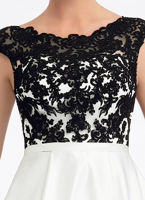 Robe De Bal Chic Bicolore Élégante - gallery 8