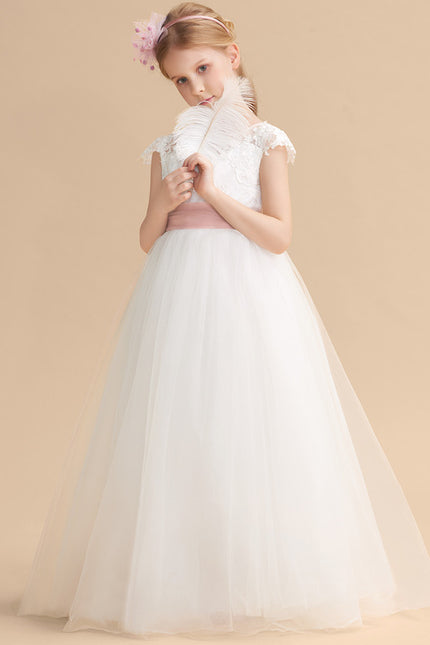 Robe Enfant Élégante À Dos Nu - gallery 7