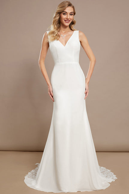 Robe De Mariée Sirène Élégante Dentelle - gallery 2