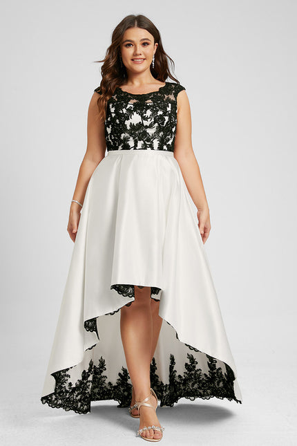 Robe De Bal Chic Bicolore Élégante - gallery 9