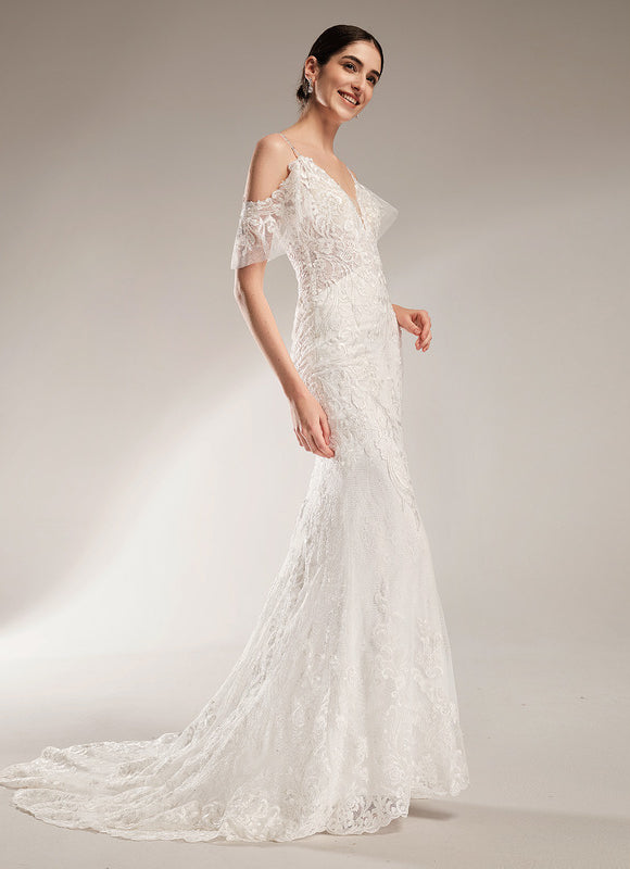 Robe De Mariée Dentelle Romantique Élégante - gallery 6