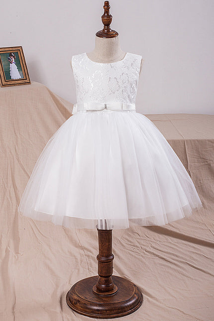 Robe Enfant Mariage Tulle Élégante