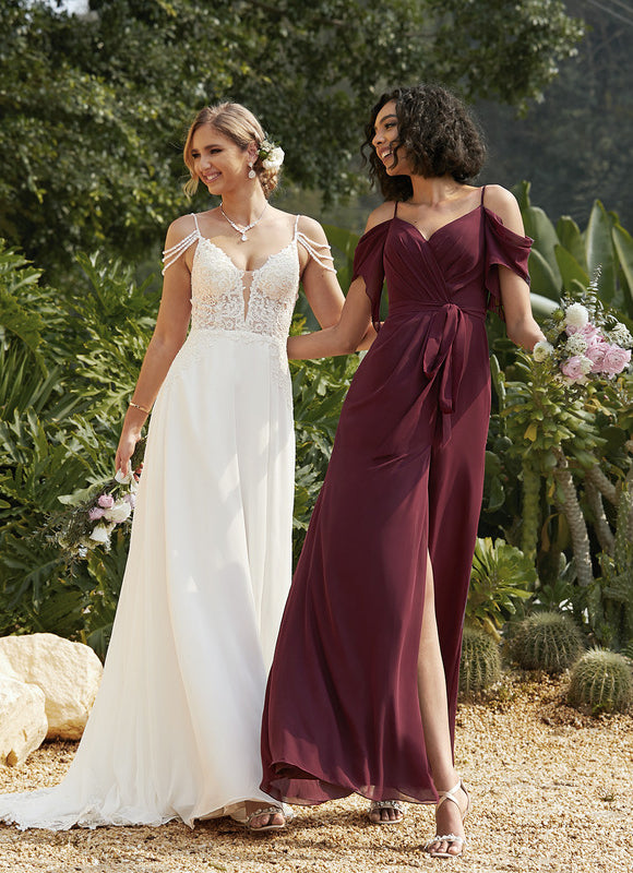 Robe De Mariée Fluide En Tulle - gallery 8