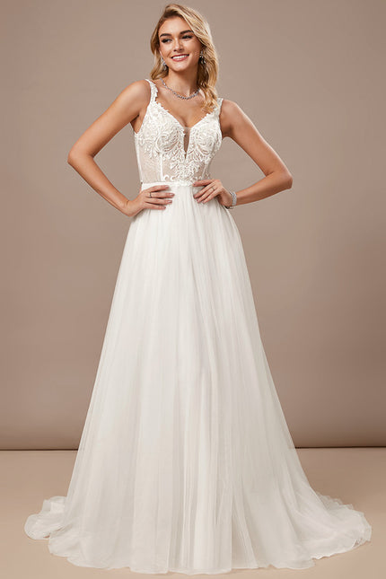 Robe Nuptiale Élégante En Tulle
