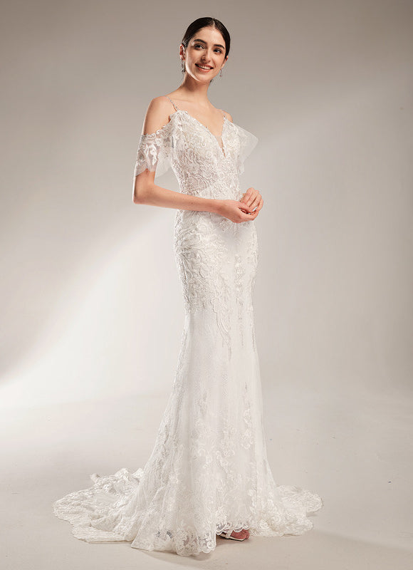 Robe De Mariée Dentelle Romantique Élégante - gallery 4