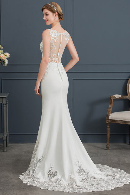 Robe Nuptiale Sirène Élégante Raffinée - gallery 3