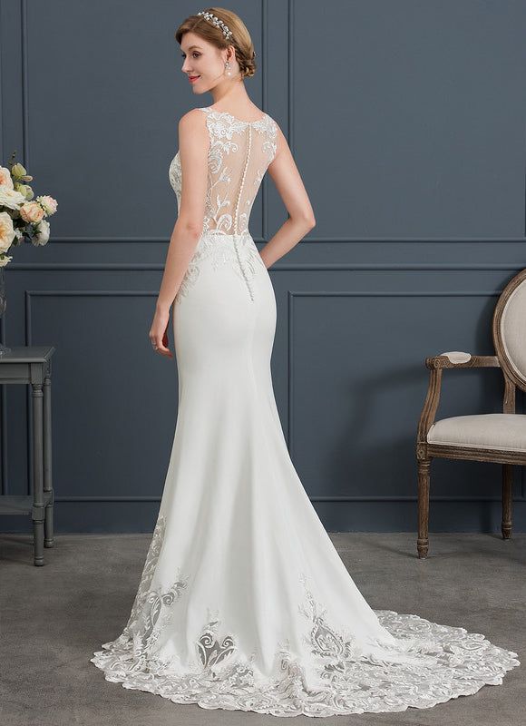 Robe Nuptiale Sirène Élégante Raffinée - gallery 3