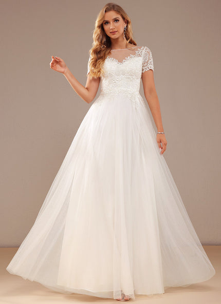 Robe Nuptiale Tulle Délicate Élégante