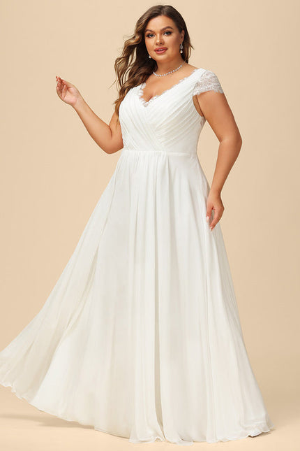 Robe Nuptiale Fluide À Dentelle Raffinée - gallery 5