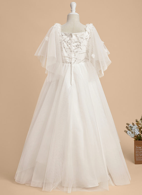 Robe Enfant Tulle Nuptiale Élégante - gallery 3