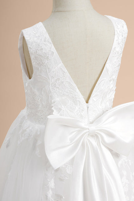 Robe Enfant Élégante À Dos Nu - gallery 6