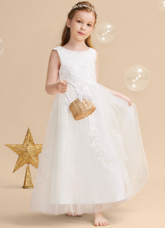 Robe Enfant Élégante En Tulle. - gallery 1