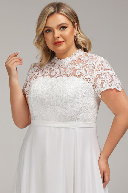 Robe Nuptiale Col Montant Romantique - gallery 8