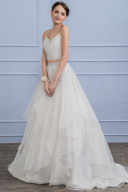 Robe Nuptiale En Organza Fluide - gallery 2