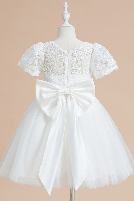 Robe Enfant Élégante À Nœud Large