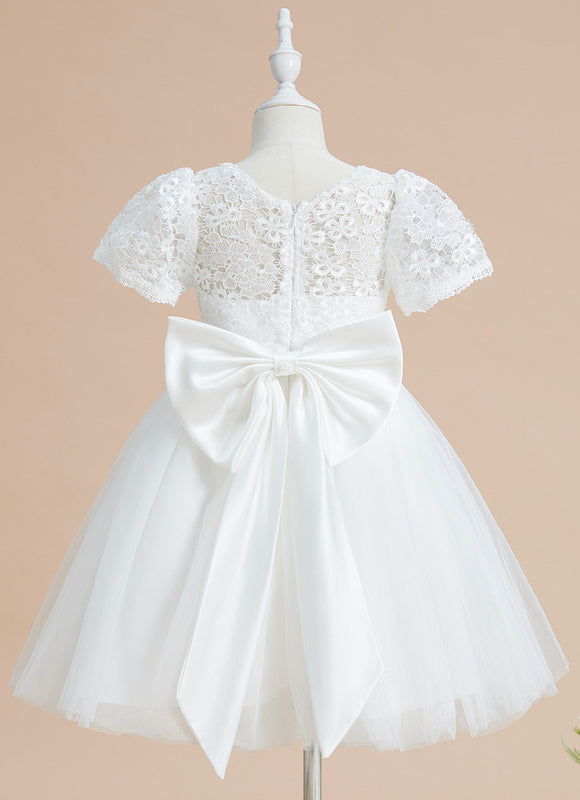 Robe Enfant Élégante À Nœud Large