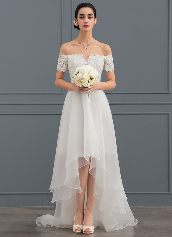 Robe Nuptiale Romantique À Volants. - gallery 3